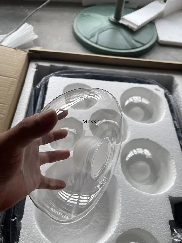 2025 Modern WaterDrop Leather LED Pendant LampsBelt Glass Ball Ceiling Chandelier Home Decor Hall Villa Living Lighting Fixture Julia M LifeStyles