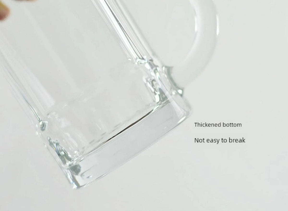 Tempered Glass with Handle Anti - Drop and Heat - Resistant Household Cups - Julia M LifeStyles