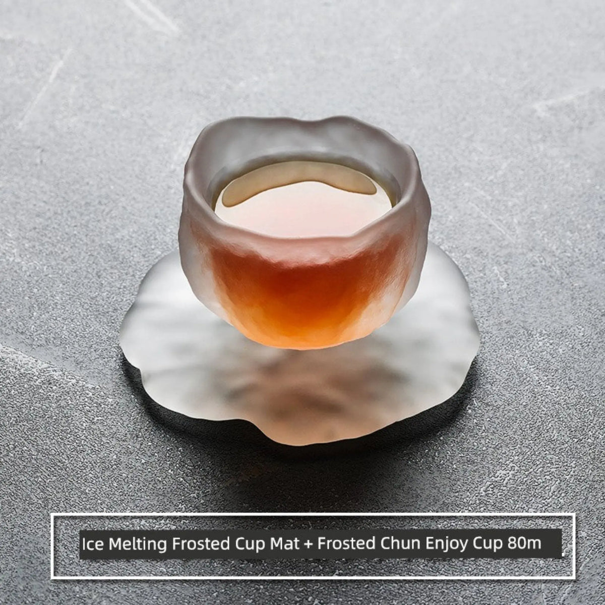 Elegant Frosted Japanese Glass Tea Cup – Single Serve Delight Julia M Home & Kitchen