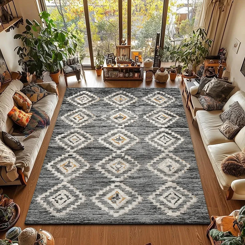 Retro Light Luxury Home Bathroom Floor Mat