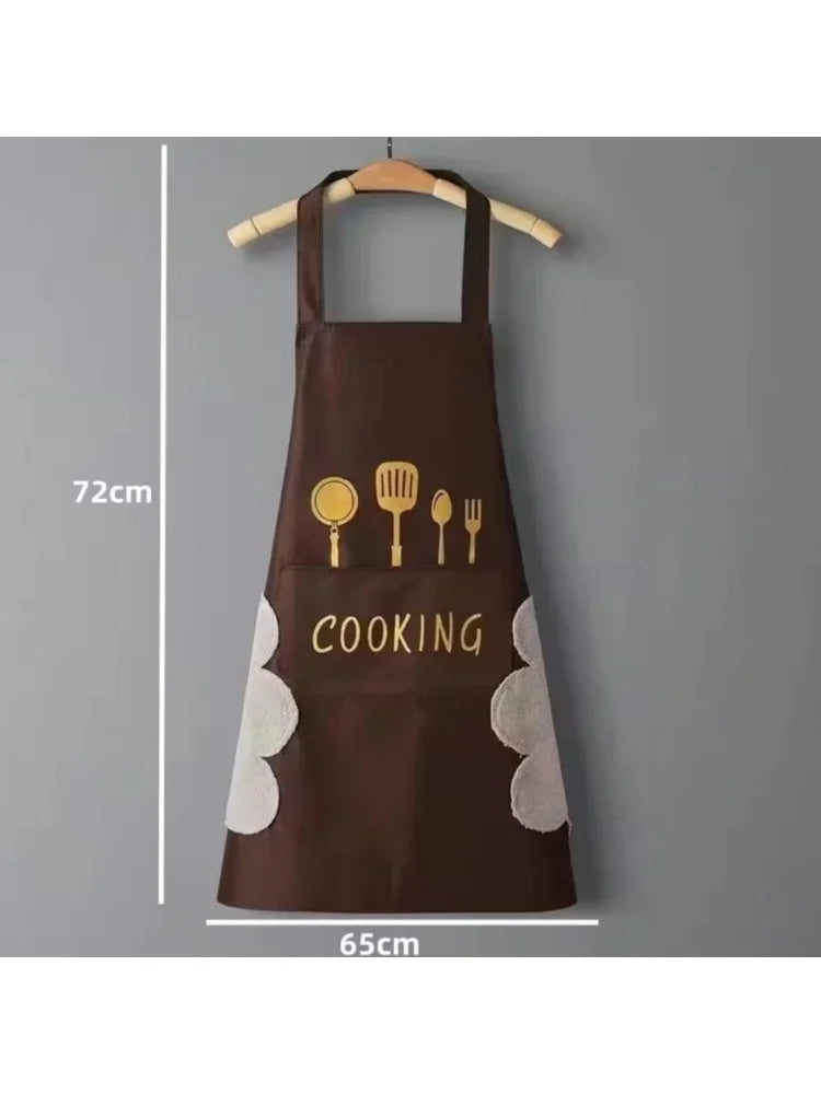 Universal Waterproof Oilproof Sleeveless Cooking Apron for Men and Women Julia M Home & Kitchen