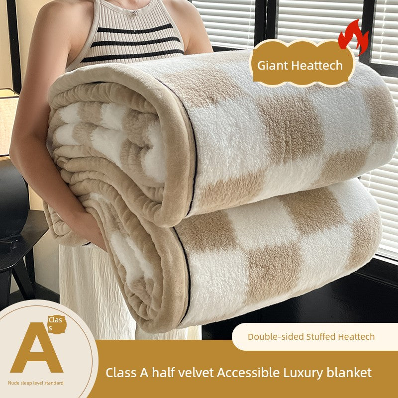 Julia M Lifestyles Plush Coral Fleece Winter Throw Blanket Julia M LifeStyles