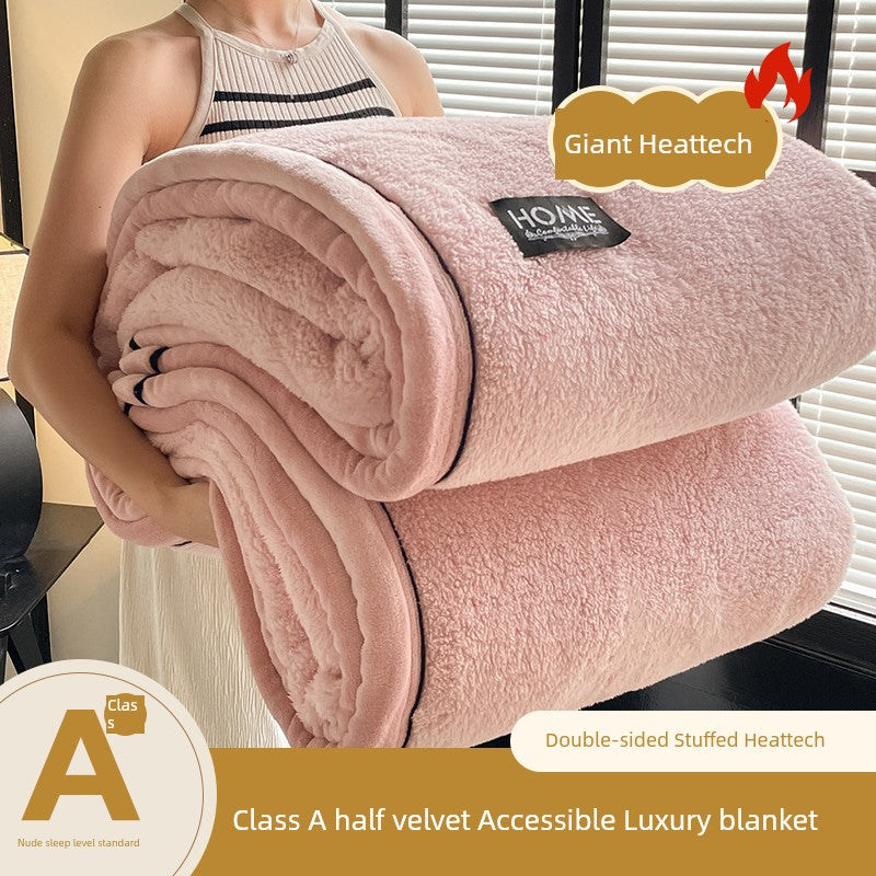 Julia M Lifestyles Plush Coral Fleece Winter Throw Blanket Julia M LifeStyles