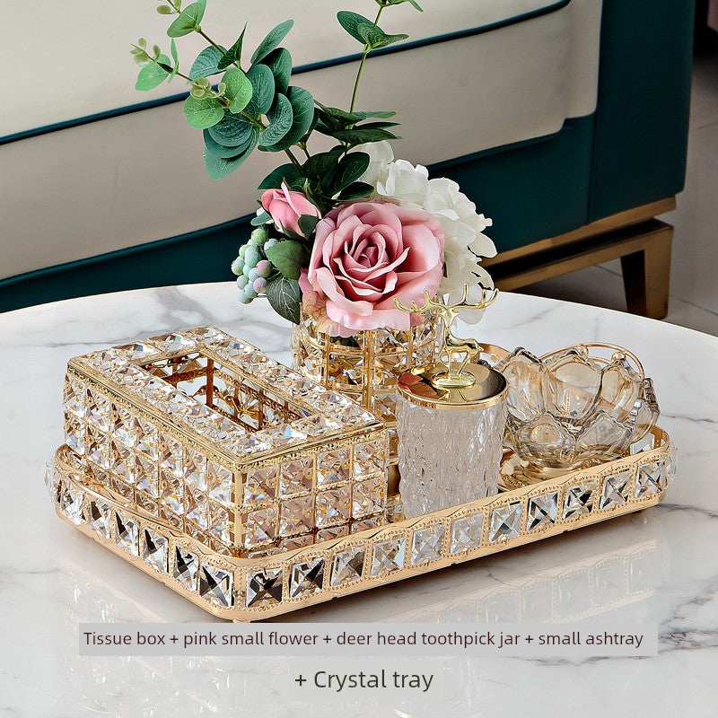 Elegant Crystal Tissue Box - Upgrade Your Space - Julia M LifeStyles