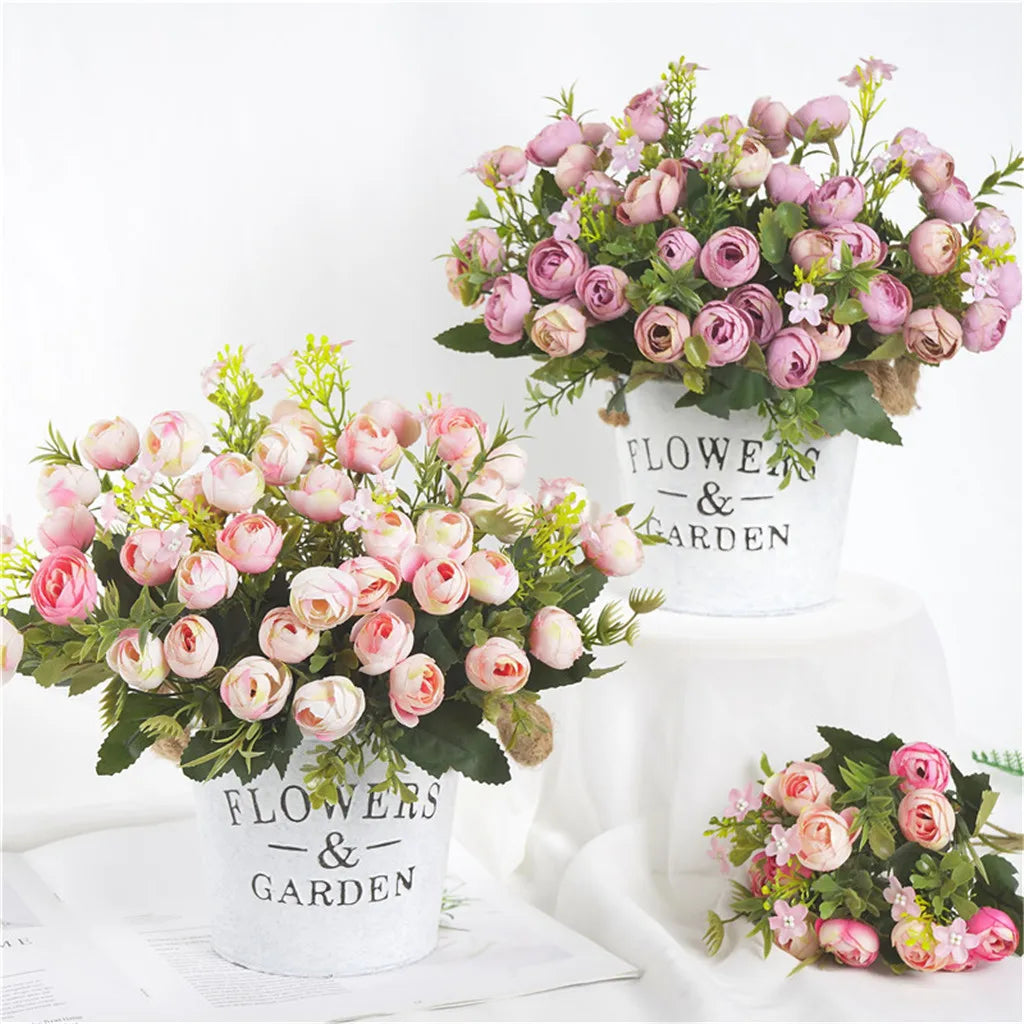 High Quality Silk Rose Bouquet for Home and Wedding Decor - Julia M LifeStyles