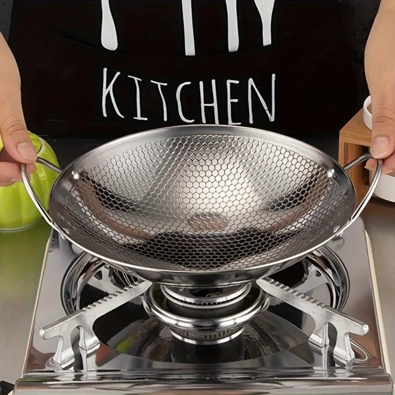 Stainless Steel Honeycomb Non-Stick Skillet 29cm - Julia M LifeStyles