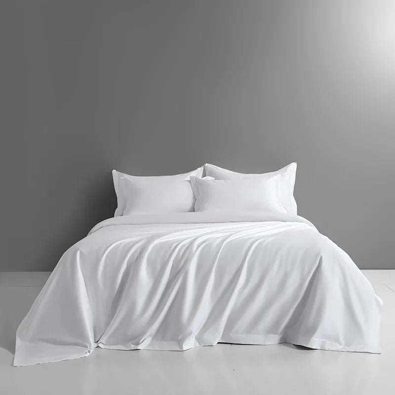 1000TC Long Staple Cotton Silky Sateen Smooth Texture Luxury Soft 3Pcs Duvet cover Pillowcases for All Season Twin Double Queen - Julia M LifeStyles