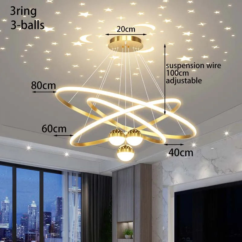 Starry Sky Ceiling Pendant Lamp