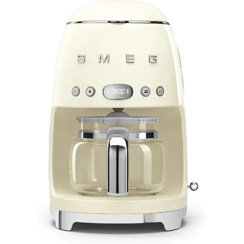 SMEG 50's Retro Drip Coffee Machine with 10-Cup Carafe and Auto Start Julia M LifeStyles