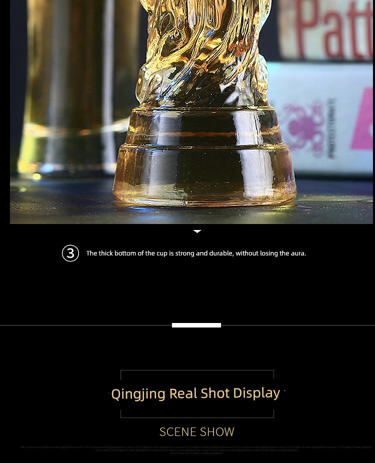 Creative World Cup Beer Steins FIFA World Cup Glass Cup Bar Juice Football Water Cup Handmade Beer Mug - Julia M LifeStyles