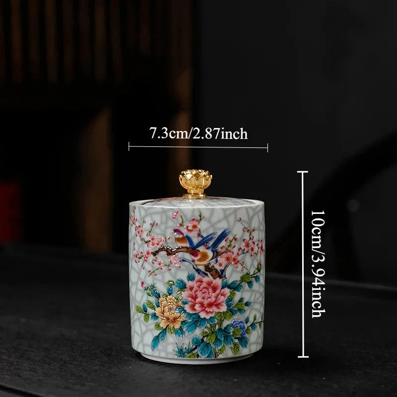 Elegant Ceramic Storage Jar with Lid for Coffee, Tea, and Snacks Julia M LifeStyles