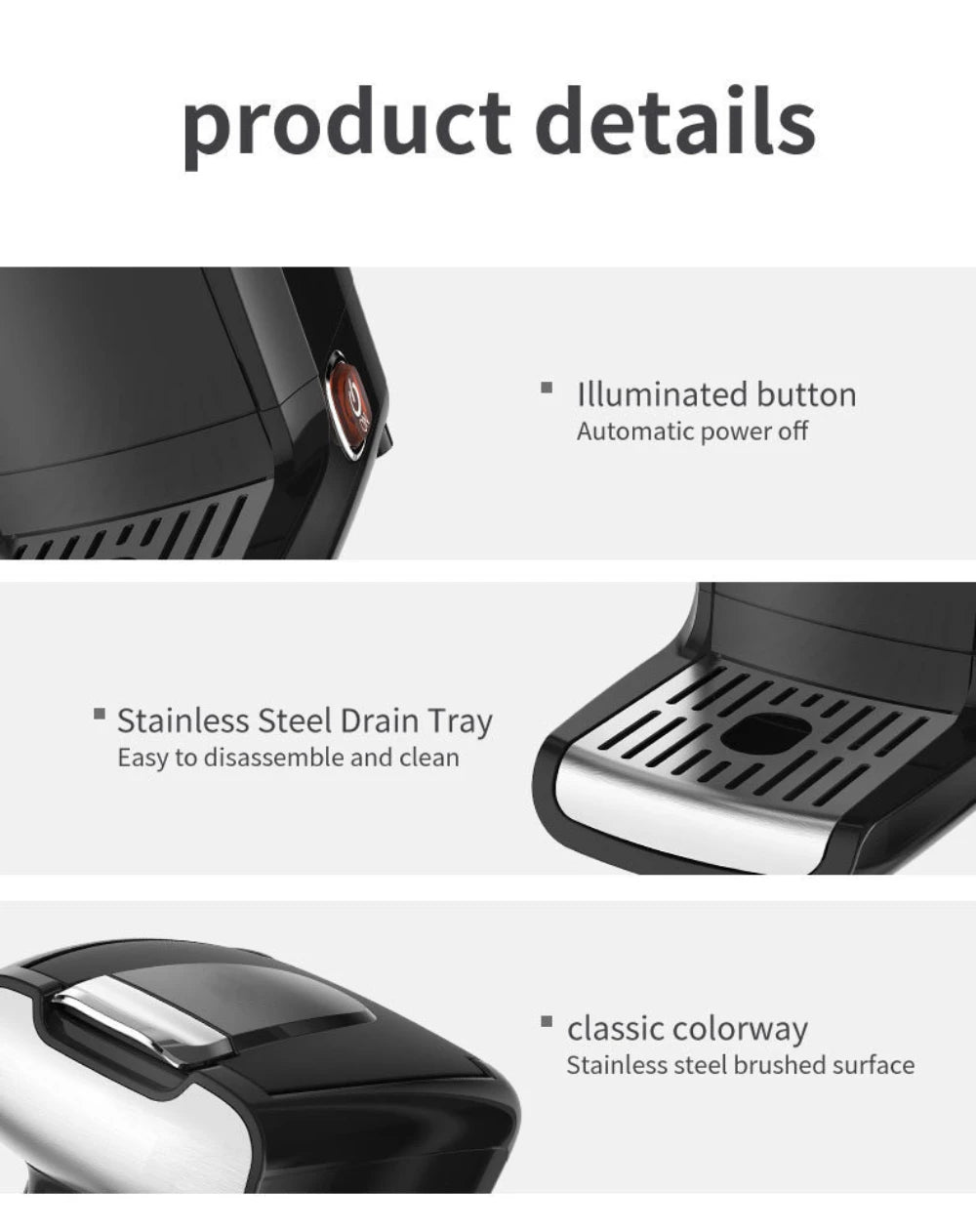 Home 300Ml American Capsule Coffee Machine, Office Small Concentrated Drip Electric Coffee Machine, 750W Julia M LifeStyles