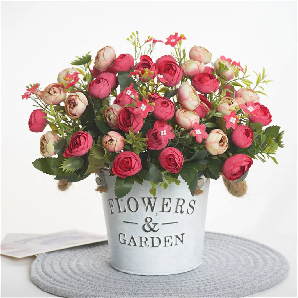 High Quality Silk Rose Bouquet for Home and Wedding Decor - Julia M LifeStyles