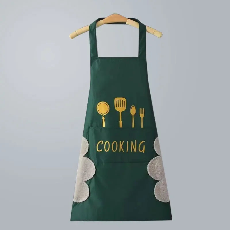 Universal Waterproof Oilproof Sleeveless Cooking Apron for Men and Women Julia M Home & Kitchen