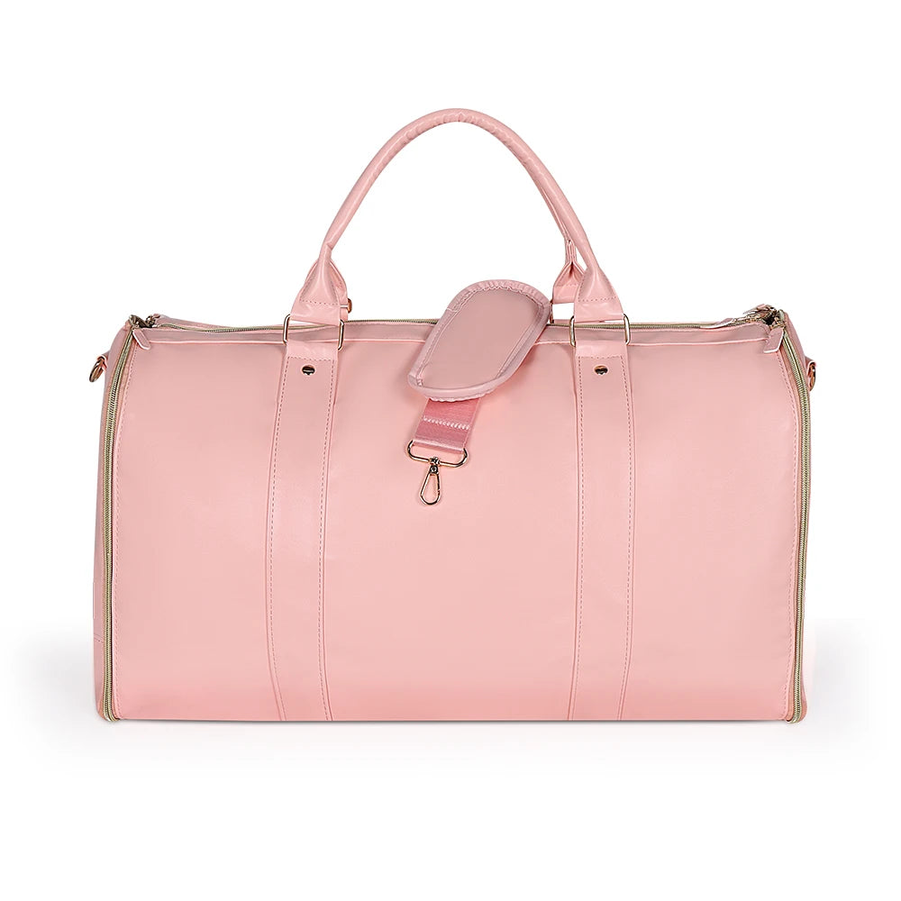 2in1 Convertible Garment Bag Foldable Suit Storage Bag Large Capacity Travel Duffle Bag Waterproof Tote Fitness Gym Bag - Julia M LifeStyles