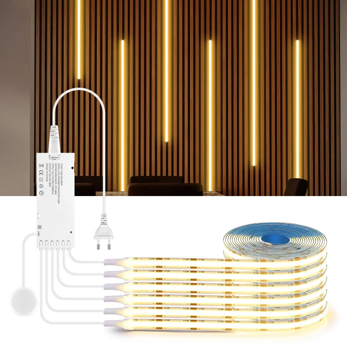 Dimmable LED Acoustic Board Wall Lamp for Bedroom & Display Use Julia M LifeStyles
