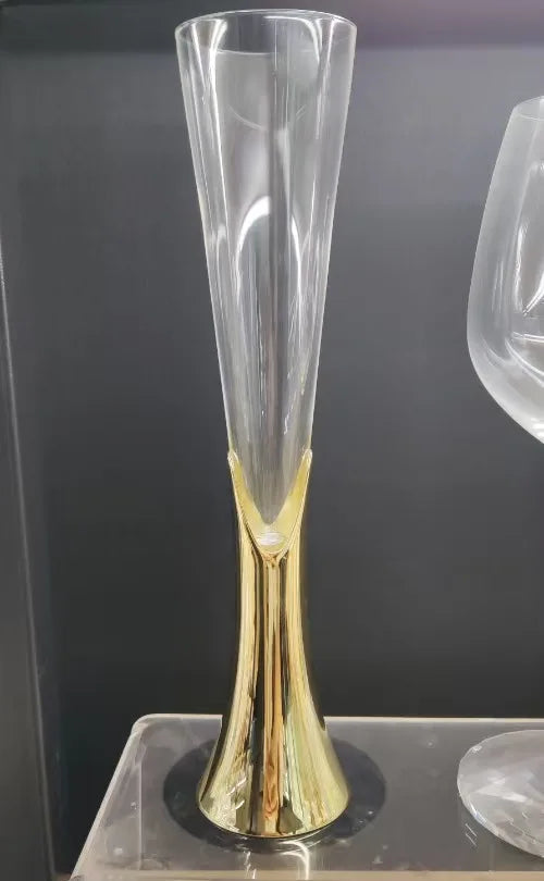 Diamond Women's Champagne mug Set with Diamond Crystal Glass High Leg Wine Cup Drink Cup Gift Wine Glass Beautiful Cups 150ml Julia M Home & Kitchen