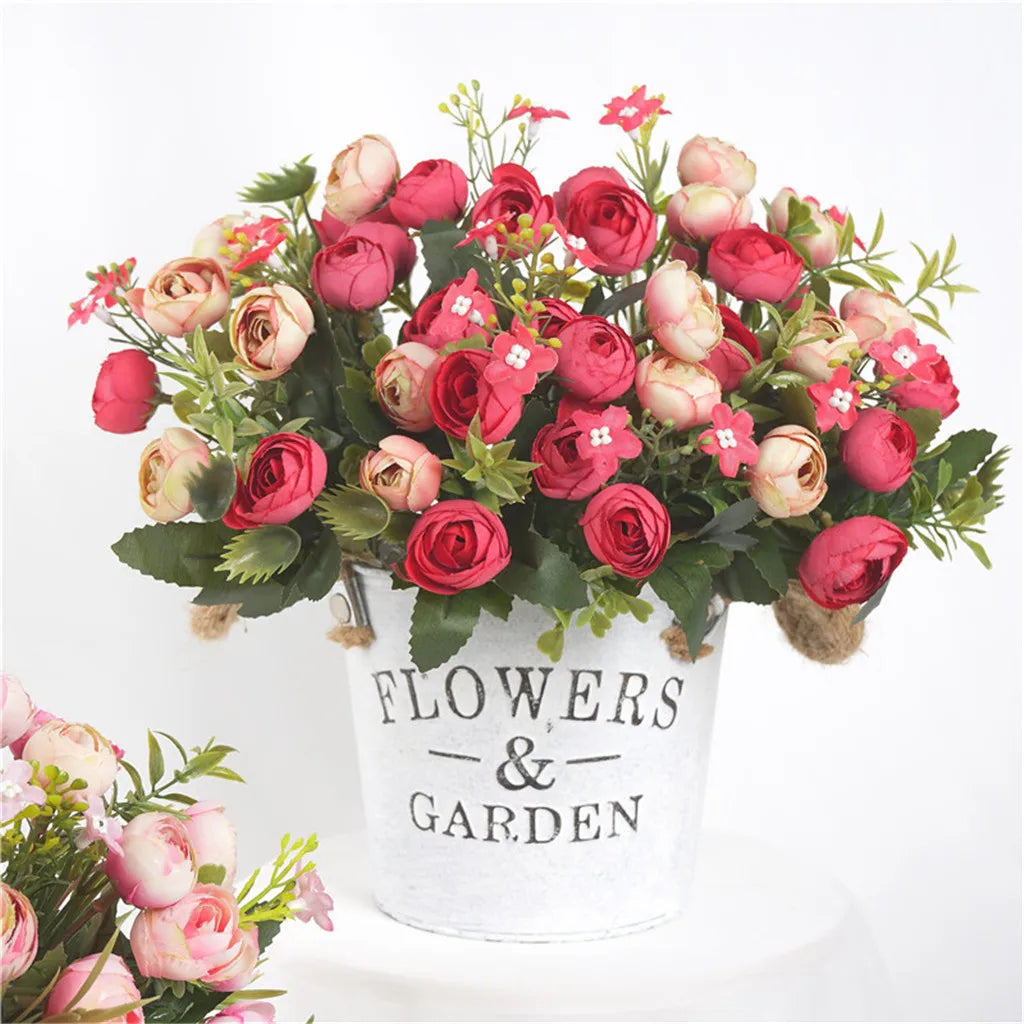 High Quality Silk Rose Bouquet for Home and Wedding Decor - Julia M LifeStyles