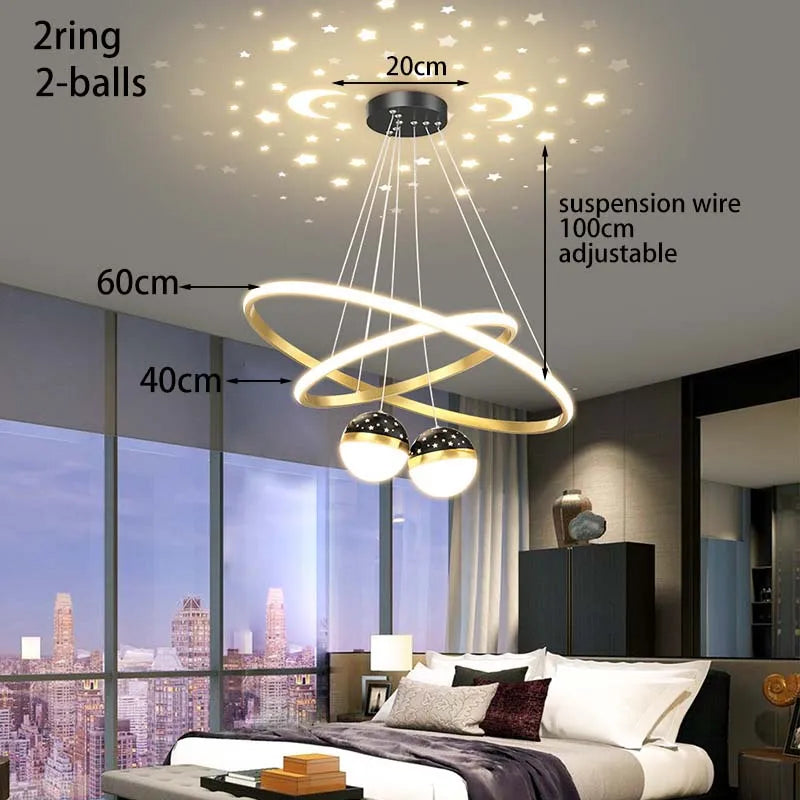 Starry Sky Ceiling Pendant Lamp