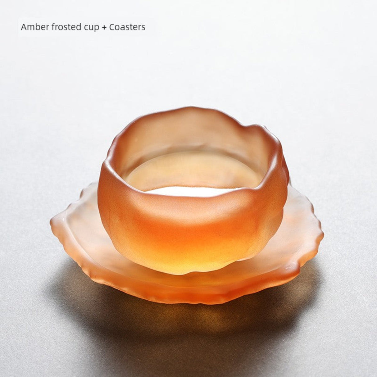 Elegant Frosted Japanese Glass Tea Cup – Single Serve Delight Julia M Home & Kitchen