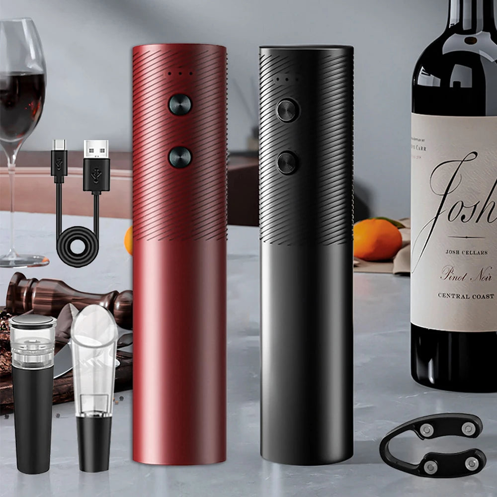 Rechargeable Electric Wine Bottle Opener Set - Julia M LifeStyles