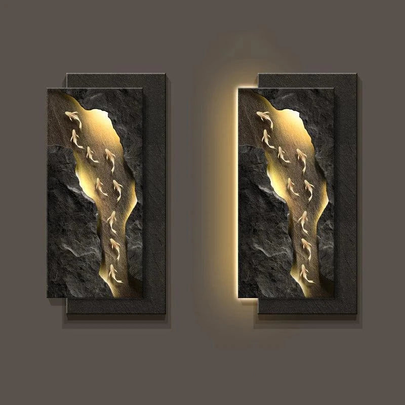 Koi Fish LED Light Wall Lamp - Julia M LifeStyles