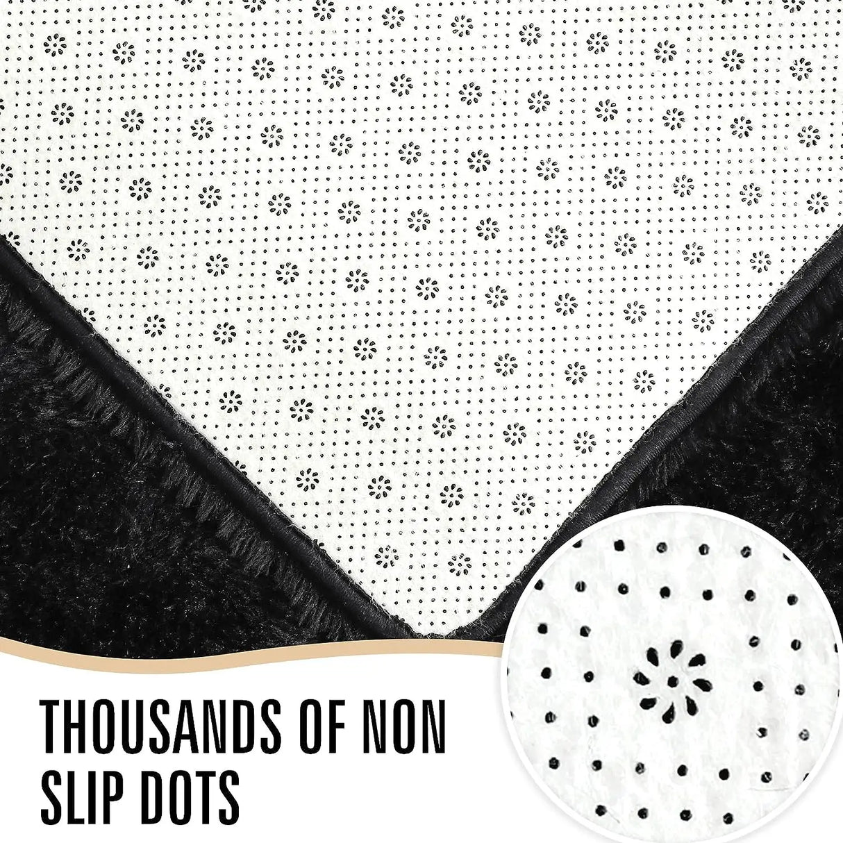 Tie-Dye Plush Carpet - Soft Fluffy Living Room Bedroom Mat