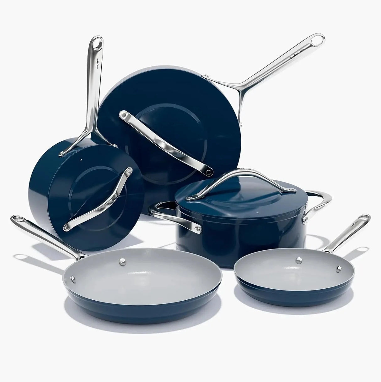 Eco-Friendly Nonstick Ceramic Cookware Set - 8-Piece Induction Safe Julia M LifeStyles