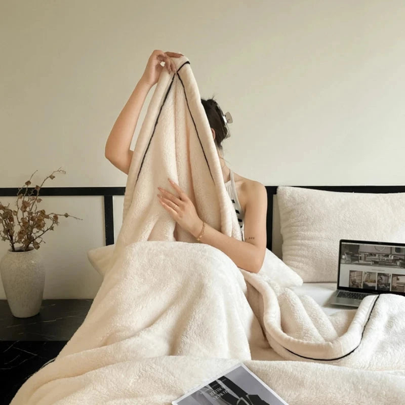 Plush Coral Fleece Winter Blanket for Ultimate Comfort Julia M LifeStyles