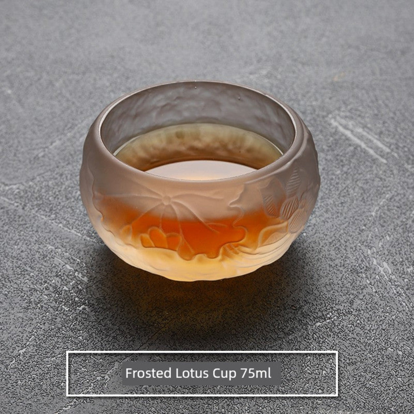 Elegant Frosted Japanese Glass Tea Cup – Single Serve Delight Julia M Home & Kitchen