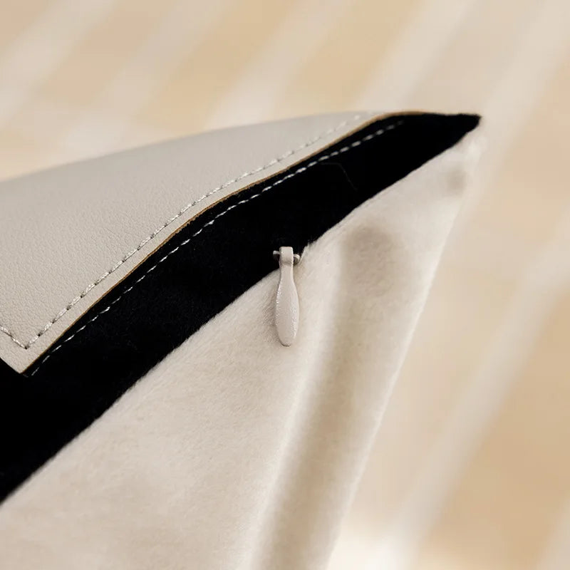 Elegant Plush Throw Pillow Cover for Cozy Living Spaces