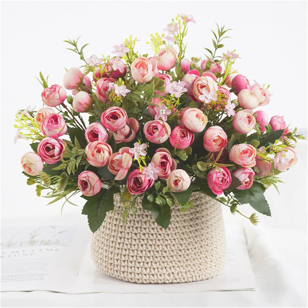 High Quality Silk Rose Bouquet for Home and Wedding Decor - Julia M LifeStyles