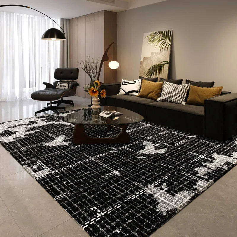 Simple Black And White Style Carpet