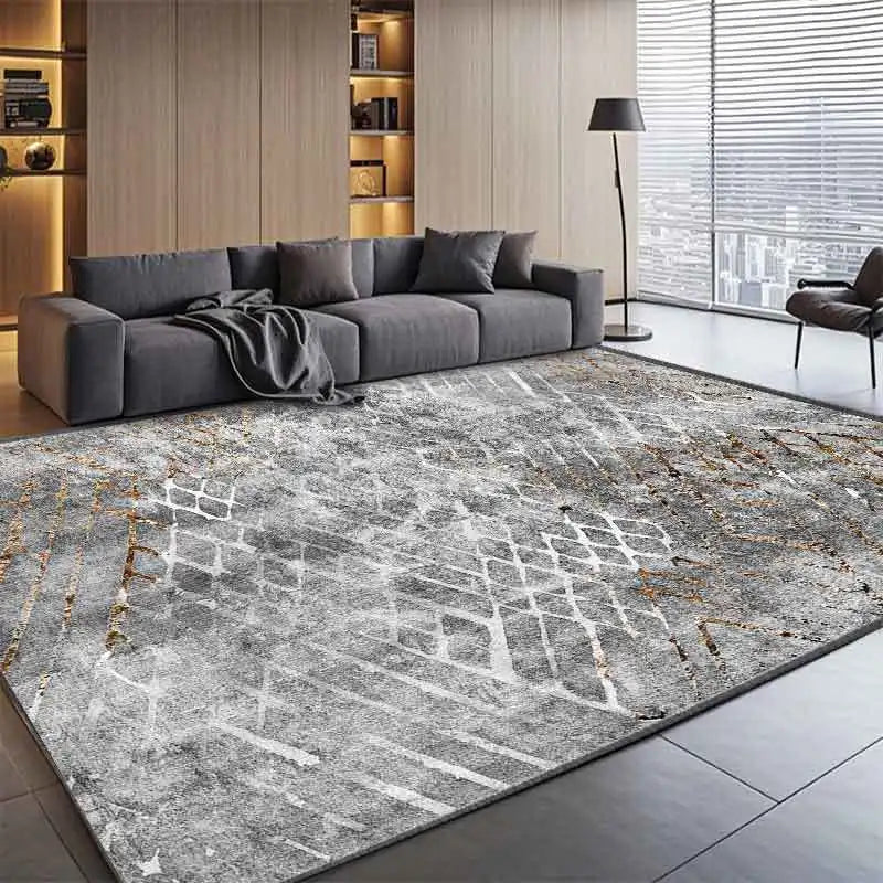 Modern Light Luxury Abstract Rug for Living Room