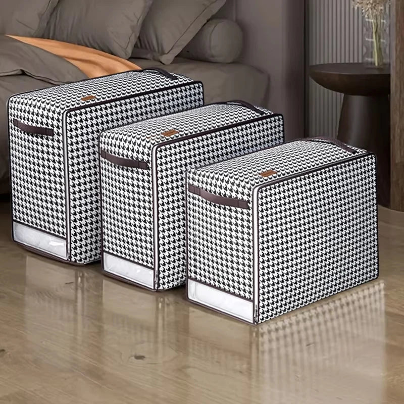 1Pc Thickened Non-Woven Quilt Storage Bag for Household High-Capacity Clothing Clothes Packaging Bag Organizing Luggage Bag - Julia M LifeStyles