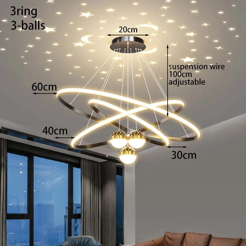 Starry Sky Ceiling Pendant Lamp