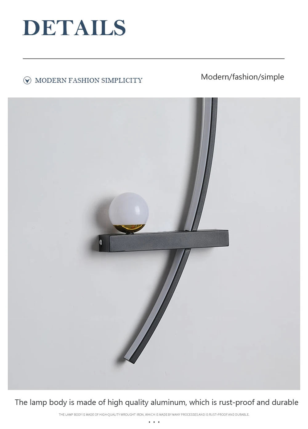 Modern LED Wall Lamp with Smart Remote Control for Bedroom and Living Room Julia M LifeStyles