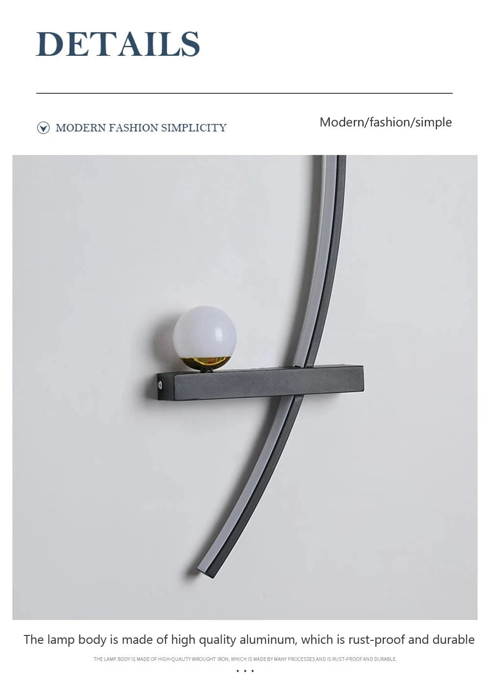 Modern LED Wall Lamp with Smart Remote Control for Bedroom and Living Room Julia M LifeStyles