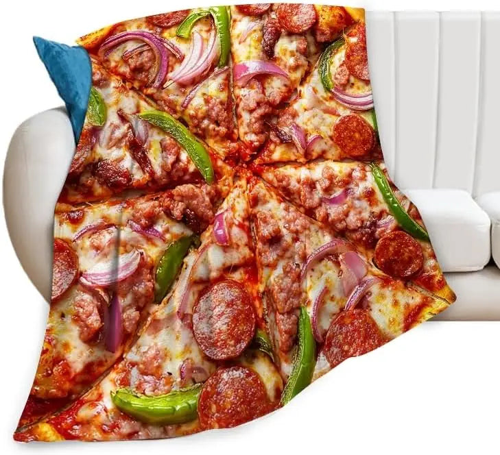 Popcorn Movie Snack Throw Blanket Cozy Fleece Plush for Sofa Bed Funny Food Gift for Kids Boys Girls Men Women Popcorn Lovers x - Julia M LifeStyles