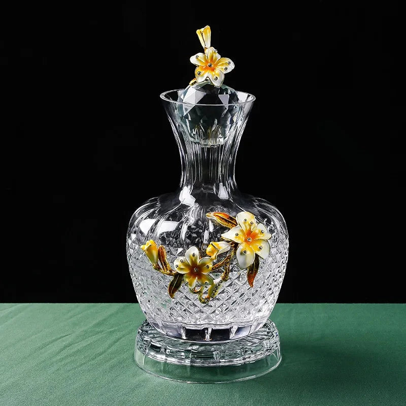 Lily High-End Enamel Red Wine Glass Set Julia M LifeStyles