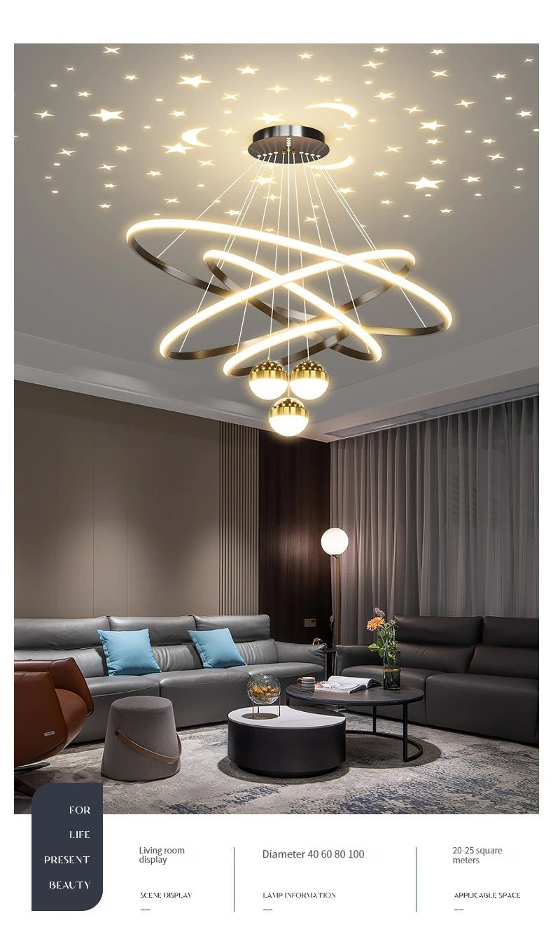 Starry Sky Ceiling Pendant Lamp