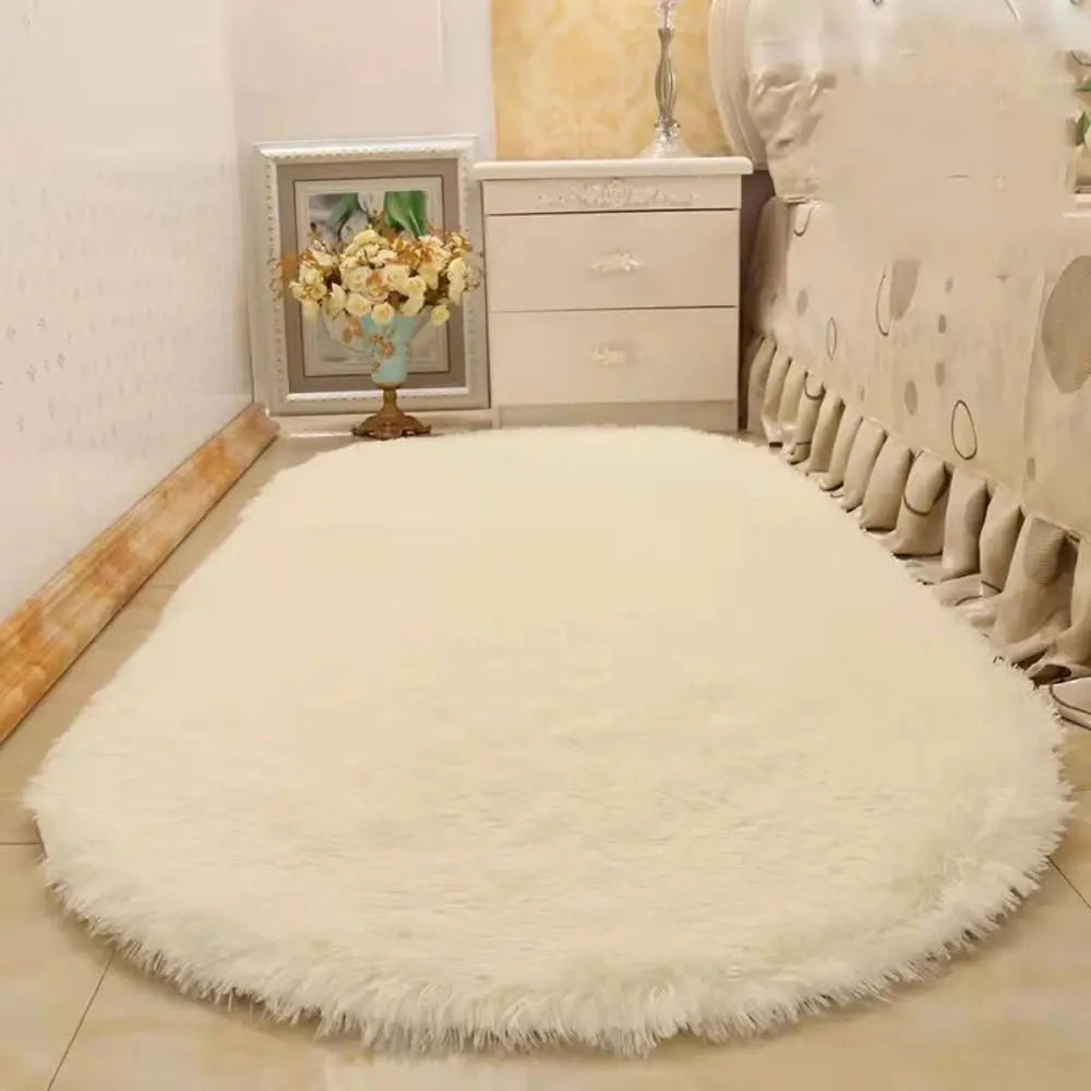 Super Soft Faux Sheepskin Area Rug - Plush Shaggy Carpet for Living Room and Bedroom Julia M LifeStyles