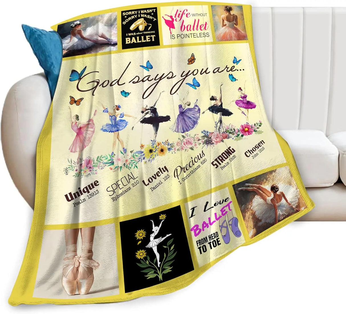 Popcorn Movie Snack Throw Blanket Cozy Fleece Plush for Sofa Bed Funny Food Gift for Kids Boys Girls Men Women Popcorn Lovers x - Julia M LifeStyles