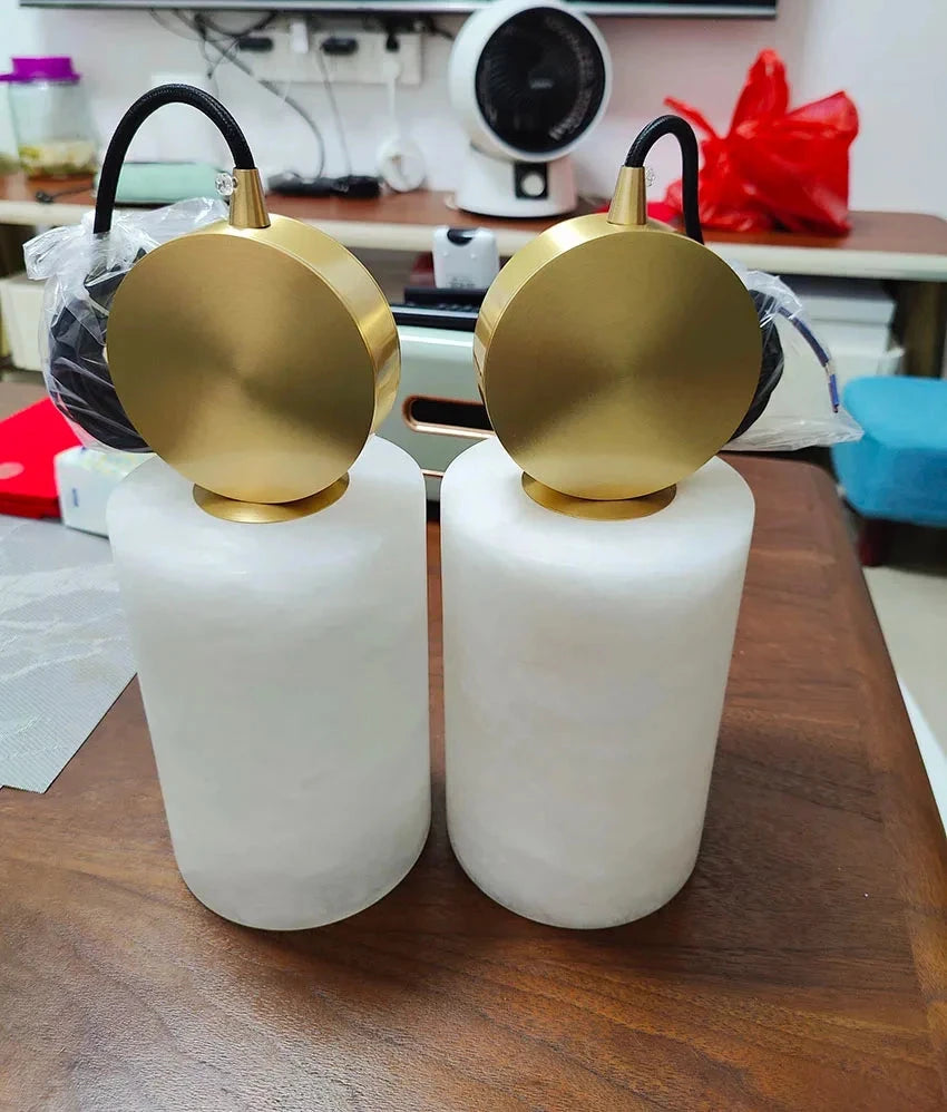 Nordic Marble+ Copper Pendant Lights LED Hanging Lamp Fixtures Bedroom Bedside Dining Room Indoor Lighting Lustres Luminaires G9 Julia M LifeStyles