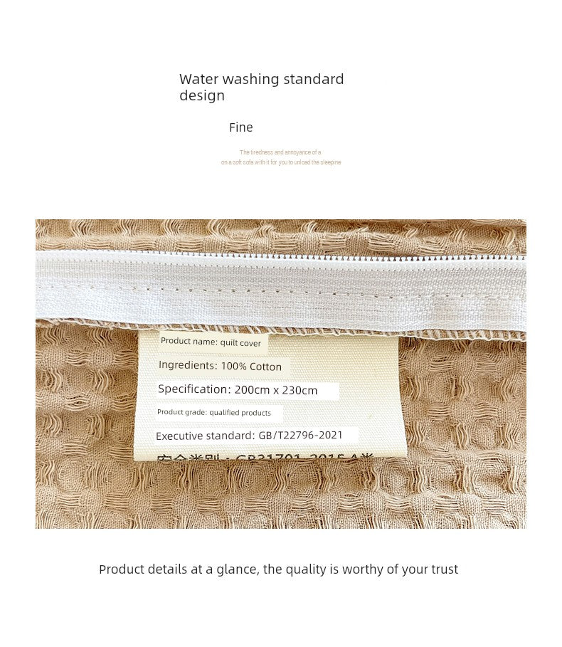 Sumptuous Cotton Waffle Duvet Cover Set – Elegant Autumn & Winter Bedding Julia M LifeStyles