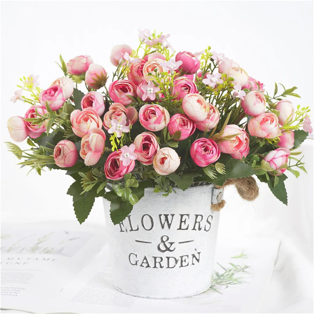 High Quality Silk Rose Bouquet for Home and Wedding Decor - Julia M LifeStyles