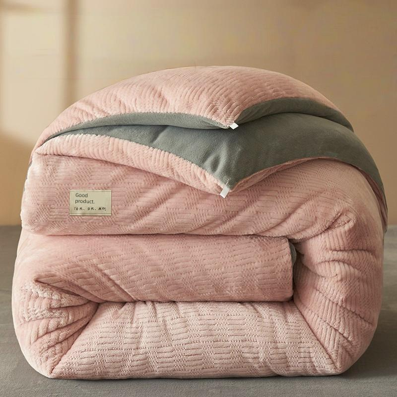 Antarctic People Luxe Winter Lambskin Quilt - Thickened Milk Fiber Duvet for Ultimate Comfort Julia M Home & Kitchen