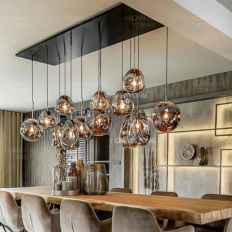 Modern Home Decor LED Lights Pendant Light Lamps for Living Room Chandeliers for Bedroom Hanging Light Indoor Lighting