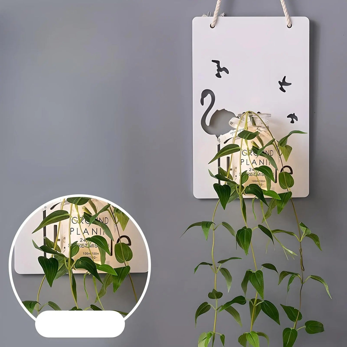 Scandinavian Style Hand - Painted Artificial Flower Wall Decor by Julia M - Julia M LifeStyles