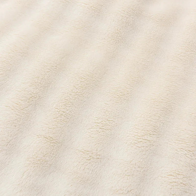 Cozy Coral Fleece Rabbit Fur Blanket for Sofa & Bedroom Julia M LifeStyles